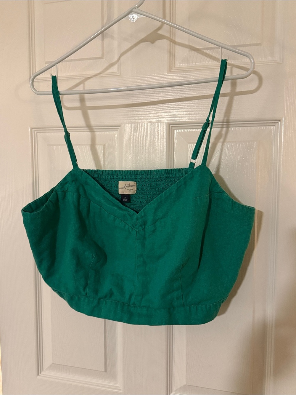 Universal Thread Emerald Green Crop Cami